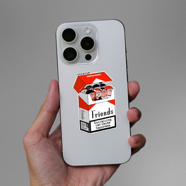 Friends Socializing Sticker