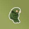 Froggo Sad Meme   Laptop Mobile Stickers