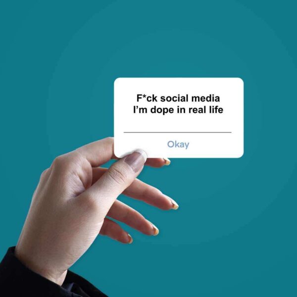 Fuck Social Media Sticker