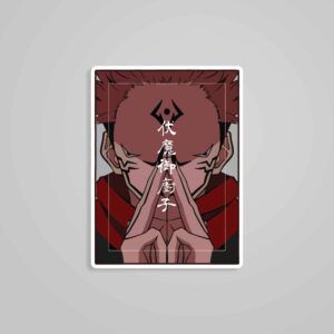 Fukuma Mizushi Sukuna Domain Anime Stickers