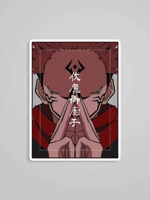Fukuma Mizushi Sukuna Domain Anime Stickers