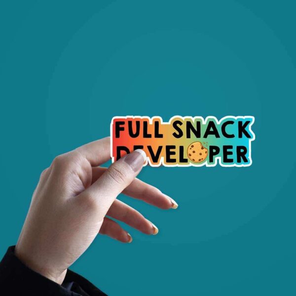 Full Snack Developer Sticker