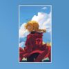 Fullmetal Alchemist Red Cape Laptop Mobile Stickers