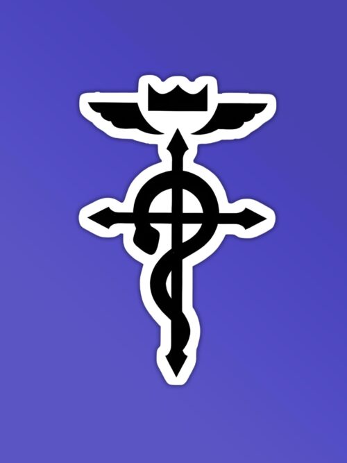 Fullmetal Alchemist Symbol Laptop Mobile Stickers