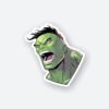 Furious Hulk Sticker