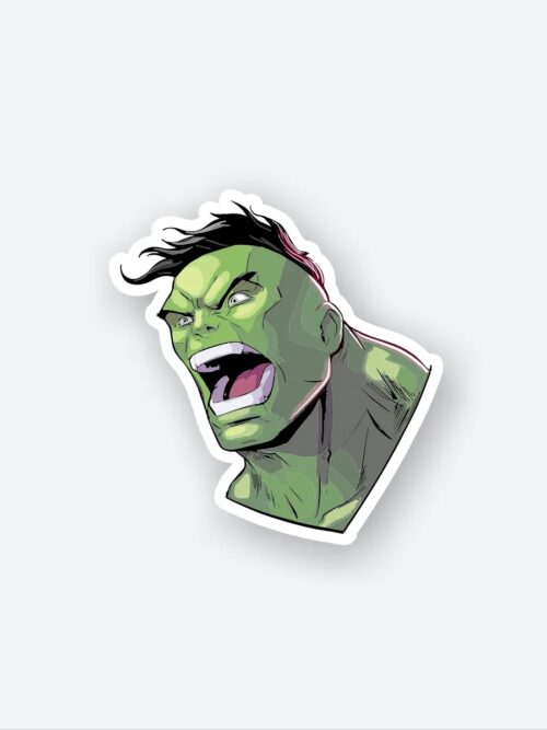 Furious Hulk Sticker