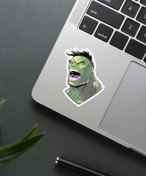 Furious Hulk Sticker