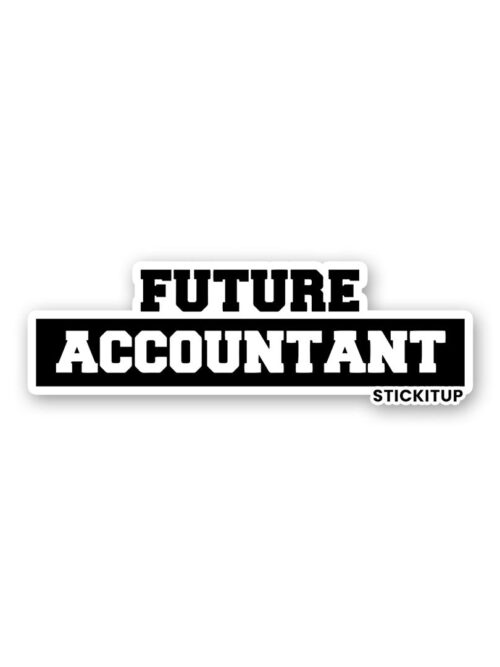 Future Accountant Sticker