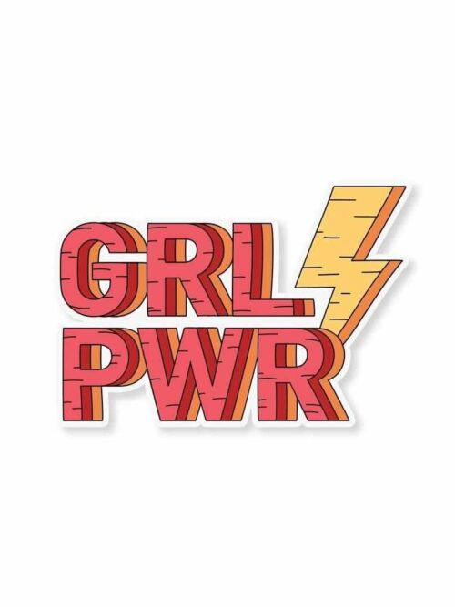 GRL PWR Sticker