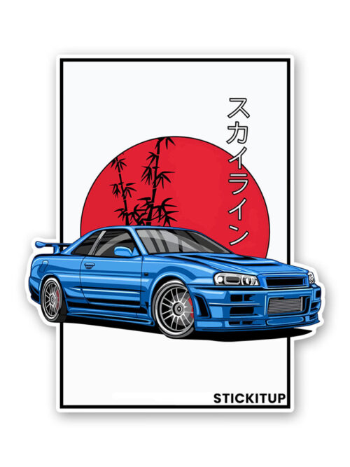 GTR R34 Sticker
