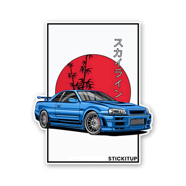 GTR R34 Sticker