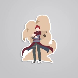 Gaara Minmalist Anime Stickers Gaara Minmalist Anime Stickers