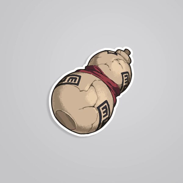Gaaras Sand Gourd Anime Stickers Gaaras Sand Gourd Anime Stickers