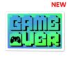 Game Over _ Lets Replay Sticker