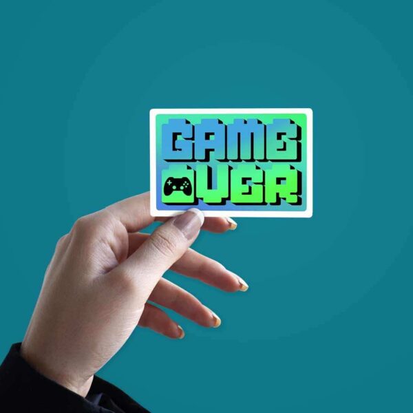 Game Over _ Lets Replay Sticker