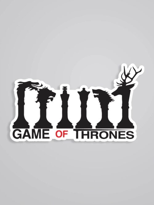 Game Of Throne Chess Pieces TV Shows Stickers