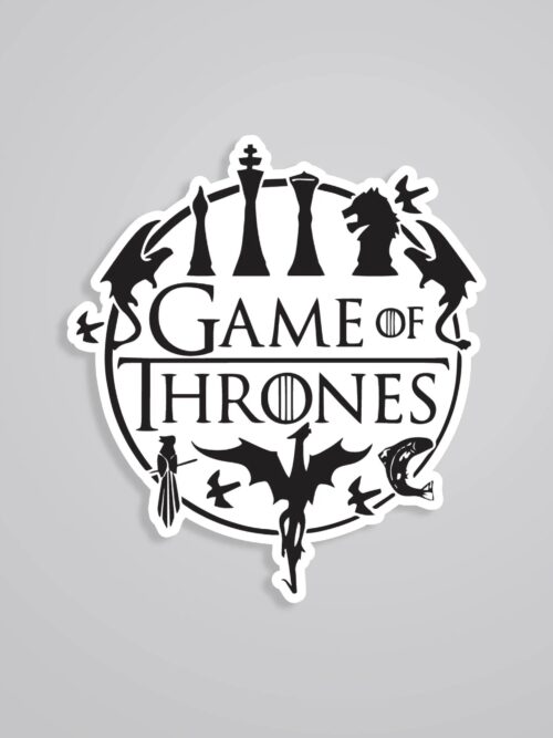 Game Of Thrones Logo TV Shows Stickers