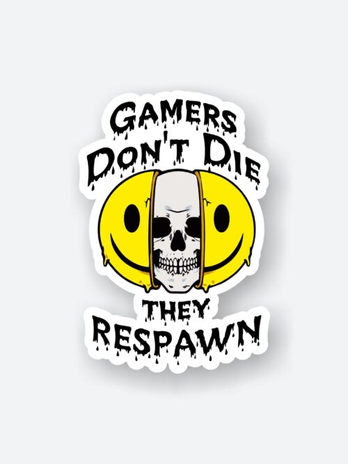 Gamers Respawn Sticker