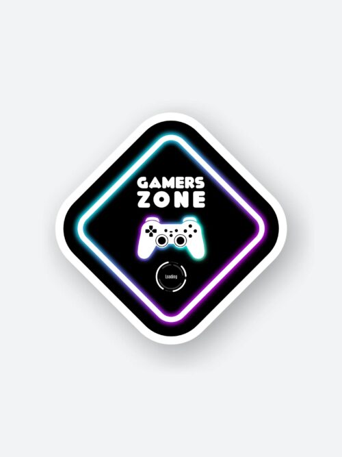 Gamers Zone Sticker