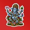Ganesha Murti   Laptop Mobile Sticker