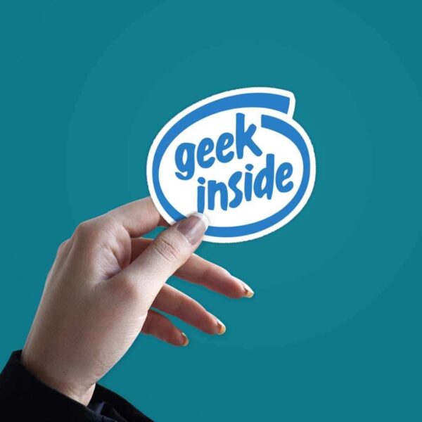 Geek Inside Sticker