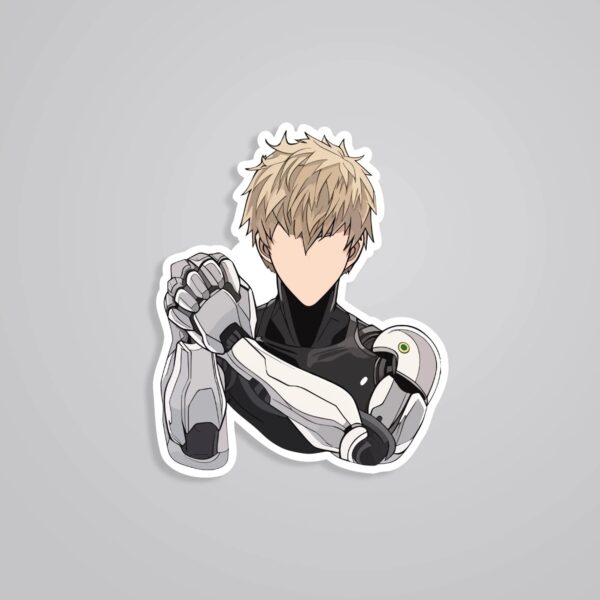 Genos The Cyborg Hero Anime Stickers Genos The Cyborg Hero Anime Stickers