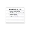 Genzs To Do List Sticker