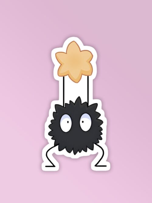 Ghibli Dust Star Laptop   Mobile Stickers