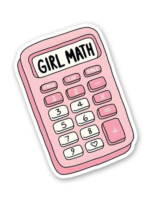 Girl Math Sticker
