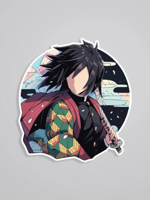 Giyu Tomioka Anime Stickers