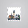 Glasgow Historic Architecture Post Stamp Travels Stickers