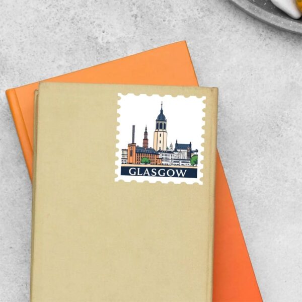 Glasgow Historic Architecture Post Stamp Travels Stickers