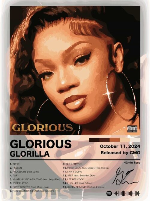 GloRilla Glorious Music Poster
