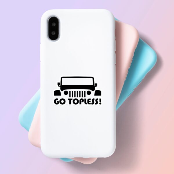 Go Topless Sticker