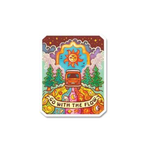 Go With The Flow Sticker Go With The Flow Sticker