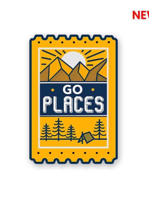 Go Places Sticker