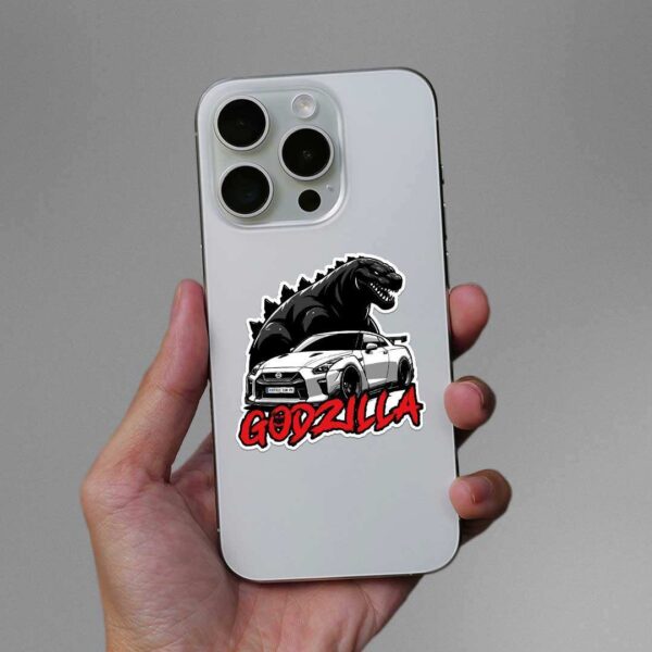 Godzilla Car Sticker Godzilla Car Sticker