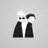 Gojo And Geto In Black Anime Stickers