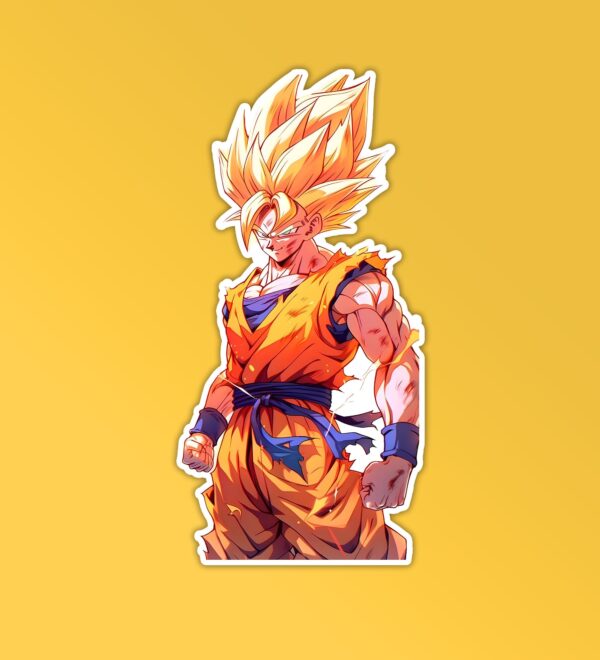 Goku Super Saiyan Laptop Mobile Stickers Goku Super Saiyan Laptop Mobile Stickers