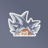 Goku Ultra Instinct Laptop Mobile Stickers