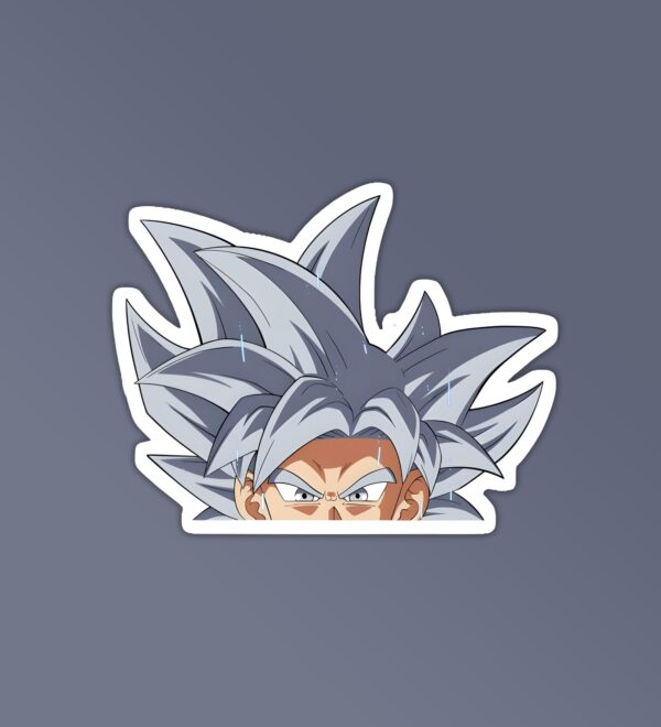 Goku Ultra Instinct Laptop Mobile Stickers Goku Ultra Instinct Laptop Mobile Stickers