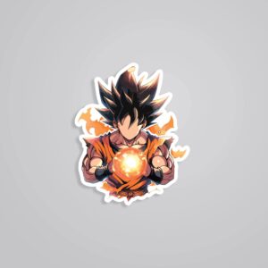 Gokus Energy Blast Anime Stickers Gokus Energy Blast Anime Stickers