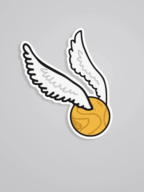 Golden Snitch With Wings Movies Stickers