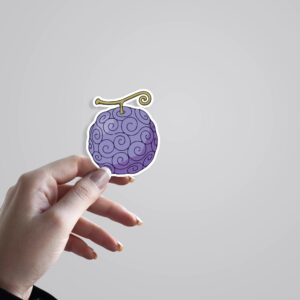 Gomu Gomu No Mi Fruit Anime Stickers Gomu Gomu No Mi Fruit Anime Stickers