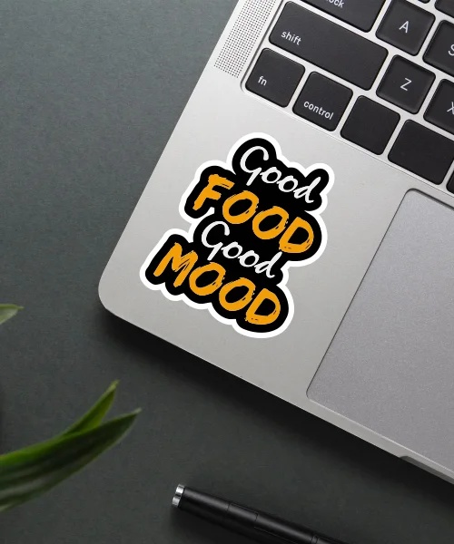 Good Food Good Mood Sticker