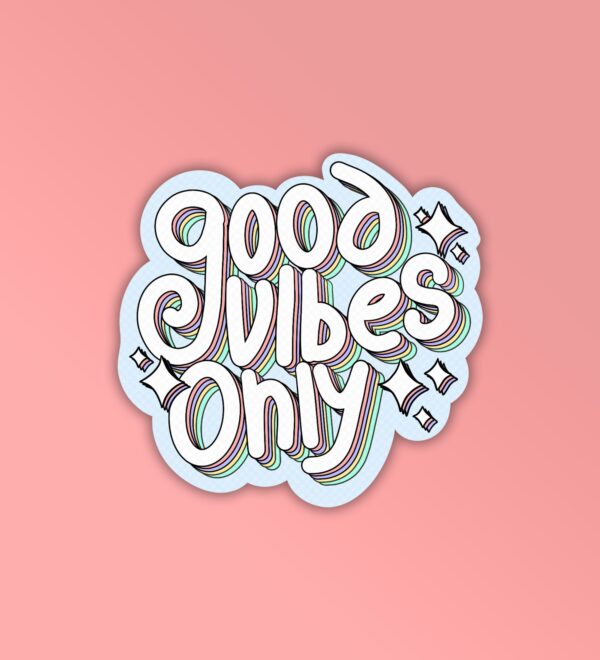 Good Vibes Only Laptop Mobile Stickers Good Vibes Only Laptop Mobile Stickers
