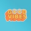 Good Vibes Retro   Mobile Laptop Sticker