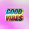 Good Vibes   Holographic Laptop   Mobile Sticker
