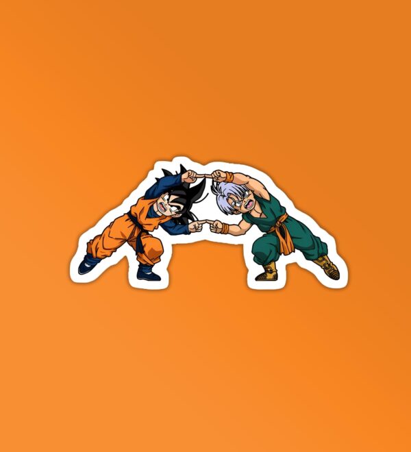 Goten Trunks Fusion Laptop Mobile Stickers Goten Trunks Fusion Laptop Mobile Stickers