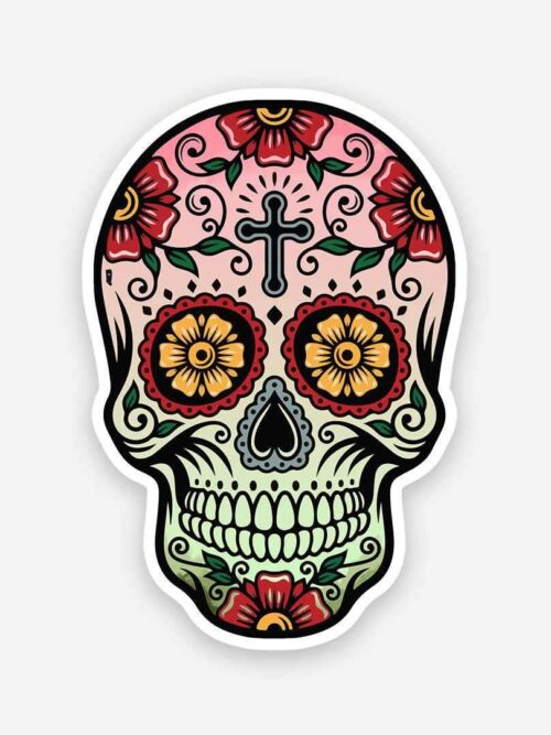 Graffiti Skull Sticker